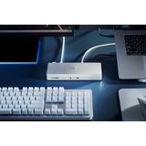 Razer - Thunderbolt 4 Dock - Hub - Wit - 10 Poorten - RGB-Verlichting