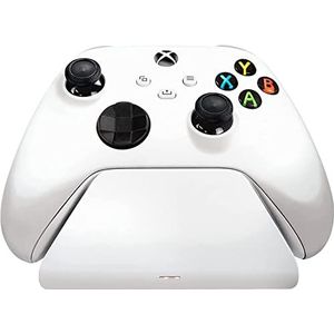 Razer Snellader voor Xbox-controllers robot white - Universele Snellader Past bij je Xbox-controller (Magnetisch contactsysteem, Bediening met één hand, USB-voeding) Wit