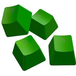 Razer Upgradeset voor PBT-Toetsdoppen en Spiraalkabel (120 Double-shot toetsen, USB-C naar USB-A Kabel, Spiraalkabel) Groen, US- & UK-Layout