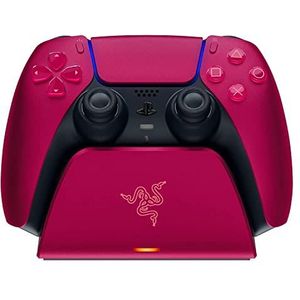 Razer Snellaadstandaard voor PS5 (PS5), Accessoires voor spelcomputers, Rood