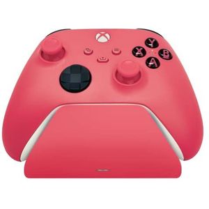 Razer Snellader voor Xbox-controllers Deep Pink - Universele Snellader Past bij je Xbox-controller (Magnetisch contactsysteem, Bediening met één hand, USB-voeding) Roze