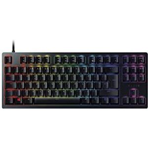 Razer Huntsman Tournament Edition (Red Switch) - Gaming-toetsenbord zonder numeriek toetsenblok (Lineaire optische schakelaars, Doubleshot PBT-toetsenborden) QWERTY US-indeling | Zwart