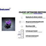 Razer Huntsman Mini - Gaming Toetsenbord - Purple Switch - RGB - Qwerty - Zwart