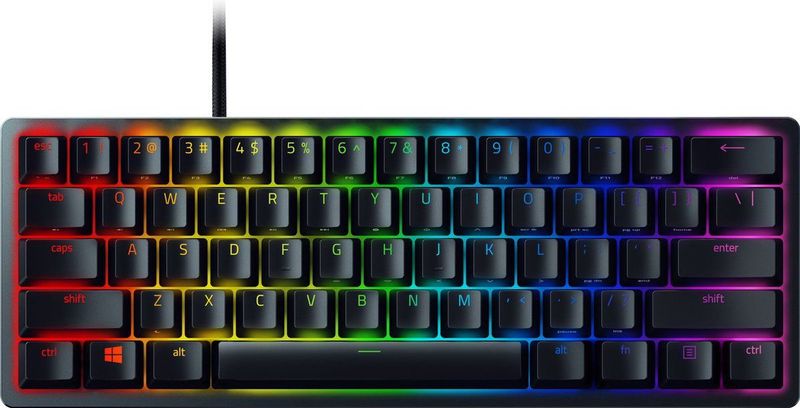 Razer Huntsman Mini - Gaming Toetsenbord - Purple Switch - RGB - Qwerty - Zwart