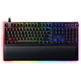 Razer Huntsman V2 Gaming Tastatur (Lila Switches) – optische gaming-toetsenbord, Clicky Purple Switches, Chroma RGB, deutsc