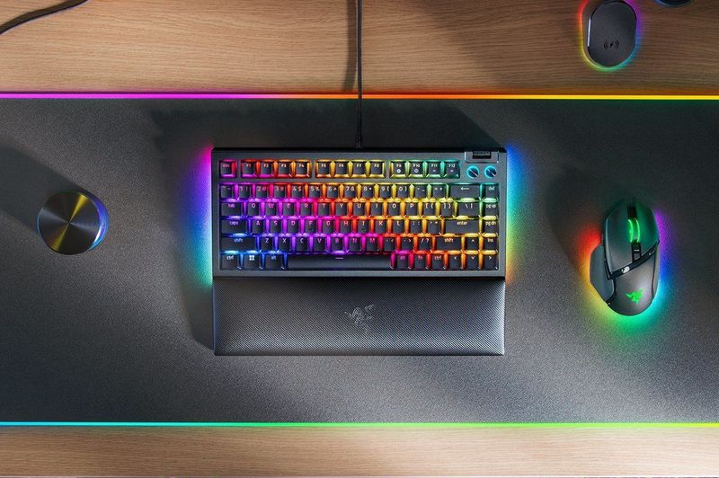 Razer - BlackWidow V4 - Gamingtoetsenbord - Zwart - Mechanisch - Compacte Lay-out