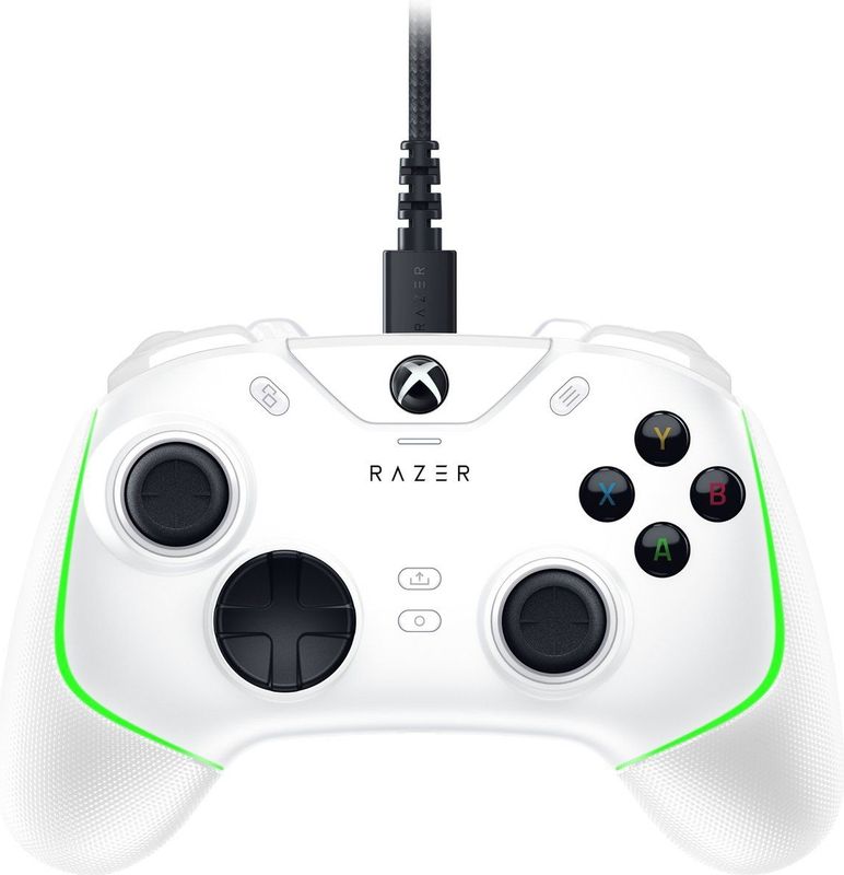 Razer - Wolverine V2 Chroma - Bedrade Xbox-serie X|S-controller - Wit - Met 6 Extra Multifunctionele Knoppen