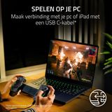 Razer - Kishi Ultra - Gaming Controller - Zwart - USB-C - Voor Android en iPhone 15 & 16