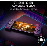 Razer - Kishi V2 - USB-C Mobile Gaming Controller - Zwart - Mecha-Tactile Actie knoppen