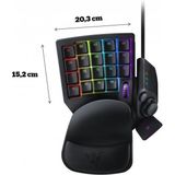 Razer - Tartarus V2 - Gamecontroller - Zwart - Mecha-membrane - 32 Toetsen