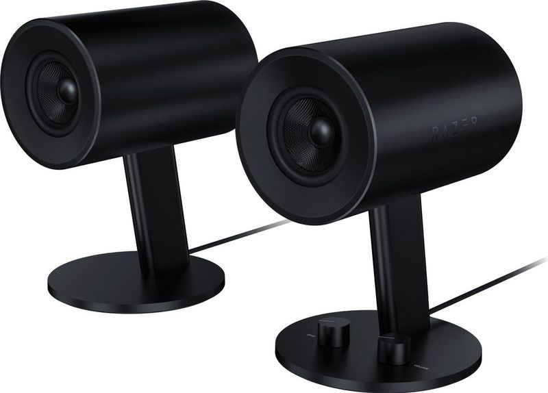 Razer - Nommo - 2.0 Gaming Luidsprekers - Zwart - Geweven Glasvezel Drivers