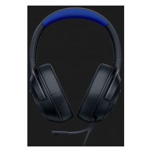 Razer Kraken voor consoles - bedrade consoleheadset (50 mm drivers, verkoelende gelinfuus in oorkussens, Unidirectionele intrekbare microfoon, platformoverschrijdend) Zwart-Blauw
