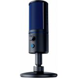 Razer Seiren X voor PlayStation - USB condensator streaming microfoon - compatibel met PS4, PS5 en PC, nul latentie monitoring (geïntegreerde schokabsorptie standaard) Zwart