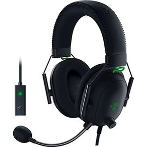 Razer BlackShark V2 - Gaming e-sports premium headset (50 mm drievoudige luidspreker, HyperClear cardioïde microfoon, passieve ruisonderdrukking, THX ruimtelijk geluid) zwart