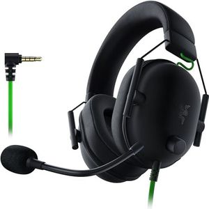 Razer BlackShark V2 X: gaming-headset (50 mm titanium luidspreker, cardioïde microfoon, geavanceerde passieve ruisonderdrukking voor pc, Mac, PS4, Xbox One en Switch), zwart