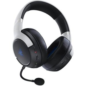 Razer HyperSpeed Playstation Licensed, bekabelde gaming-headset voor Playstation, Triforce 50 mm, HyperClear-microfoon, 3,5 mm jack, compatibiliteit met platforms, wit