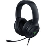 Razer Kraken V3 X USB - Bedrade USB-gamingheadset - Ultralicht en comfortabel (Ultralicht 285g, TriForce-drivers 40mm, HyperClear cardioïde microfoon, 7.1 Surround Sound, Chroma RGB) Zwart