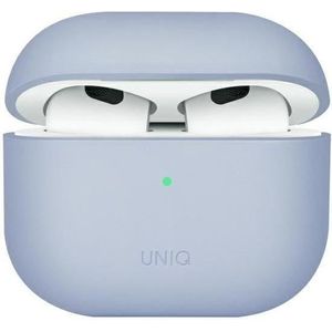 Uniq etui Lino AirPods 3 gen Silicone błękitny/arctic blue (Hoofdtelefoon hoes), Hoofdtelefoon Tassen + Beschermende Covers, Blauw