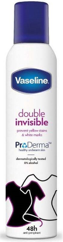 Vaseline - Double Invisible - Antiperspirant - Spray - 250 ml
