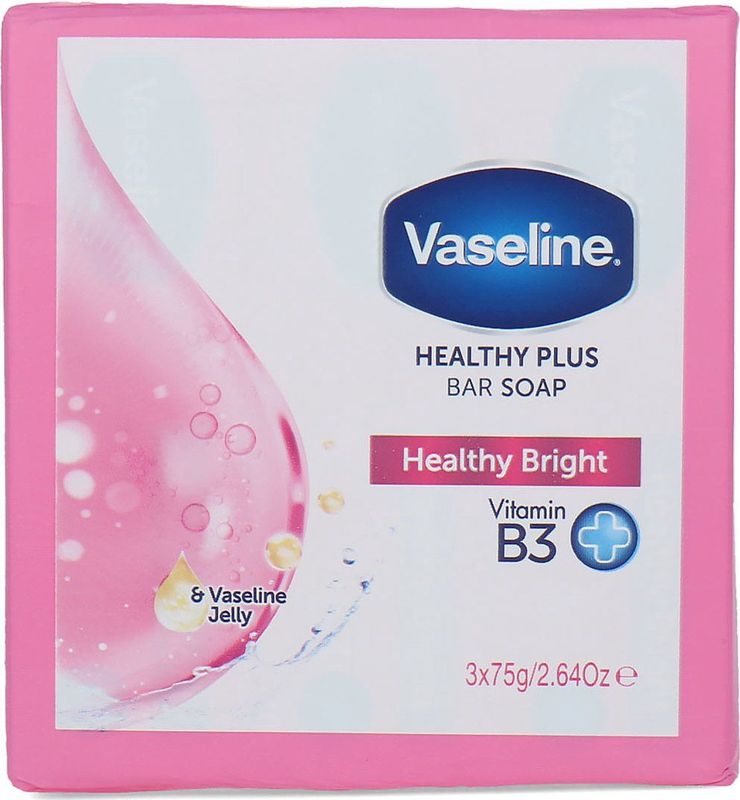 Vaseline - Healthy Bright Bar Soap - Vastezeep - 3x75 g