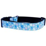 Pawise Halsband voor katten Blauw vlinder print