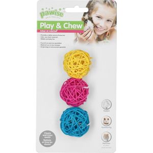 Pawise LW nibblers-willow chews-balls zonder bel