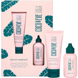 Coco & Eve Oh My Hair Kit Like A Virgin Haarverzorgingsset, Wit, Doorzichtig, 1 st