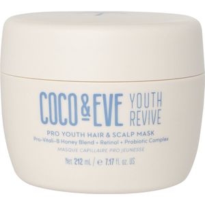 Coco & Eve Youth Revive Pro Youth Hair & Scalp Mask revitaliserend masker tegen de symptomen van ouder wordend haar 212 ml