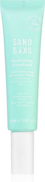 Sand & Sky - Australian Sunshield Daily Hydrating Sunscreen - Gezichtscrème - SPF 50+ - 60 ml