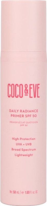 Coco & Eve - Daily Radiance Primer - SPF 50 - 50 ml - Huidbescherming