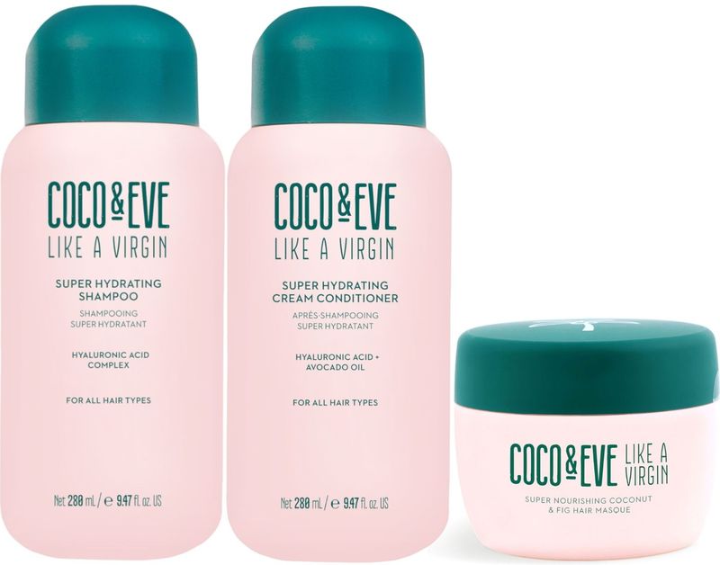 Coco & Eve - Like a Virgin - Hydraterende Haarmasker - Kokosnoot en Vijg