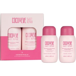 Coco & Eve - Sweet Repair Hair Rehab Travel Kit - Travel-set - 2x70 ml - Cosmetische Sets