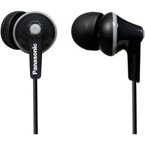 Panasonic RP-HJE125 Hoofdtelefoon In-ear aansluiting Zwart, Koptelefoon, Zwart