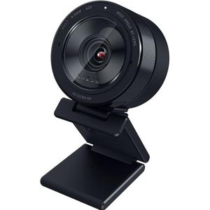 Razer Kiyo Pro Ultra 4K webcam voor het maken van inhoud en streaming (Ultra High Dynamic Range-UHDR, UltraHD 4K 30 FPS/1080P 60 FPS, autofocus met IA, 2,9 μm lichtsensor), zwart