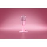 Razer Seiren V3 Mini - Ultrakompaktes USB-Mikrofon (14mm Supernieren Kondensatormikrofon, Tap-to-Mute-Sensor mit LED-Anzeige, integrierter Stoßdämpfer, Plug-and-Play Design) Quartz