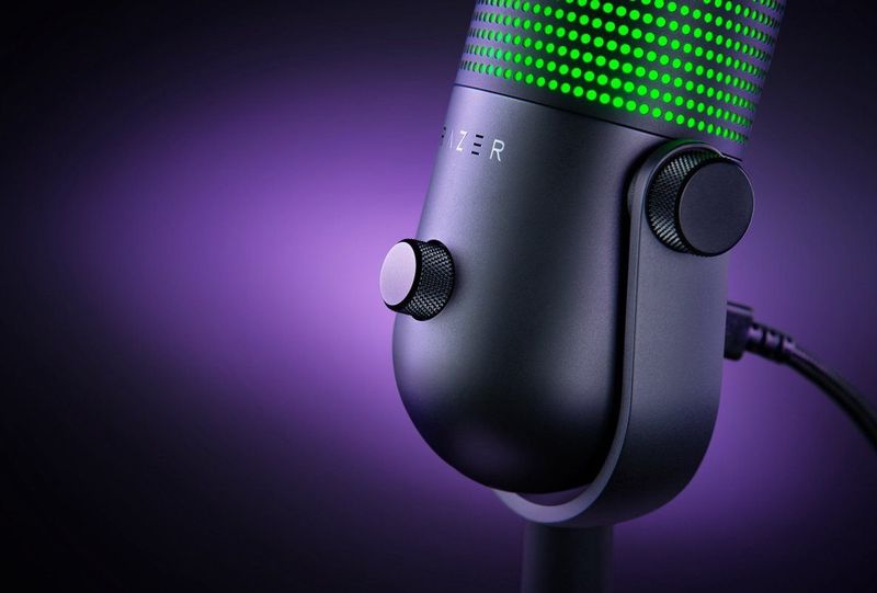Razer - Seiren V3 Chroma - USB Condensator-Microfoon - Zwart - RGB Verlichting