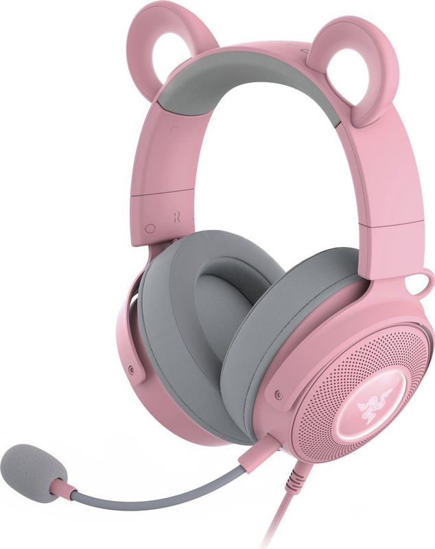 Razer - RZ04-04510200-R3M1 Koptelefoon - Roze - Chroma RGB - Verwisselbare Oorontwerpen