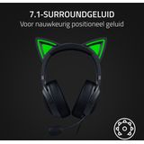 Razer - Kraken Kitty V2 - Headset - Zwart - Razer Chroma™ RGB