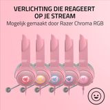 Razer - Kraken Kitty V2 - Bedrade Hoofdtelefoon - Rozenkwarts - RGB Verlichting