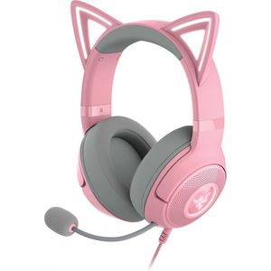 Razer - Kraken Kitty V2 - Bedrade Hoofdtelefoon - Rozenkwarts - RGB Verlichting