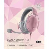 Razer - BlackShark V2 X - Gaming Hoofdtelefoon - Quartz - 50 mm TriForce-luidsprekers