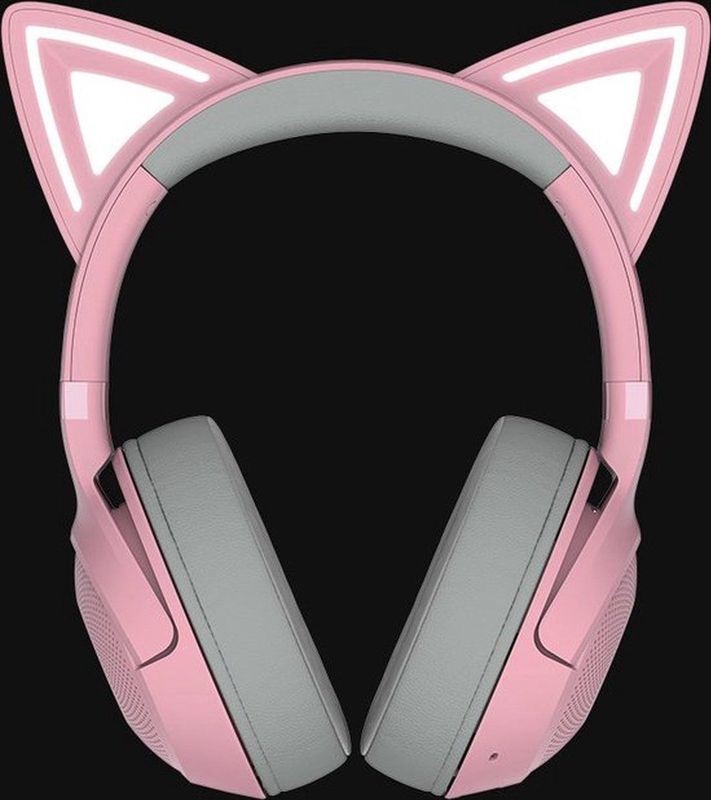 Razer Kraken Kitty V2 BT - Draadloze Bluetooth Headset - Quartz - RGB - 40 uur Batterij