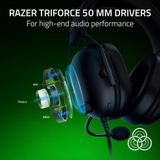 Razer - Blackshark V2 X - Gaming Headset - Zwart - 50 mm Drivers