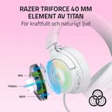 Razer Kraken Kitty V3 Pro - Draadloze Gamingheadset - Wit - THX Spatial Audio