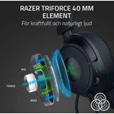 Razer Kraken Kitty V3 X - Bedrade Headset - Zwart - HyperClear Cardioïde Microfoon - TriForce 40 mm Drivers
