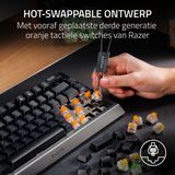 Razer - BlackWidow V4 - Mechanisch Gaming Toetsenbord - Wit - RGB