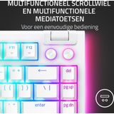 Razer - BlackWidow V4 - Mechanisch Gaming Toetsenbord - Wit - RGB