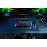 Razer BlackWidow V4 - Mechanische Gaming-Tastatur - Razer Snap Tap (Mechanische Yellow Switches, 6 Makro-Tasten, Doubleshot-ABS-Tastenkappen, Chroma RGB) QWERTZ DE-Layout | Schwarz