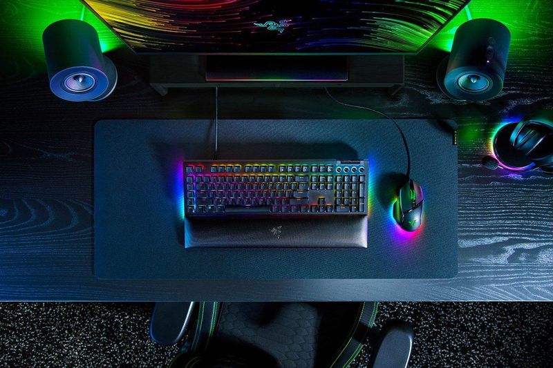 Razer BlackWidow V4 toetsenbord Gamen USB QWERTY Duits Zwart