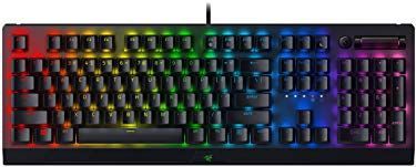 Razer - BlackWidow V4 - Gaming-toetsenbord - Zwart - Razer Chroma RGB - Gele Mechanische Schakelaars